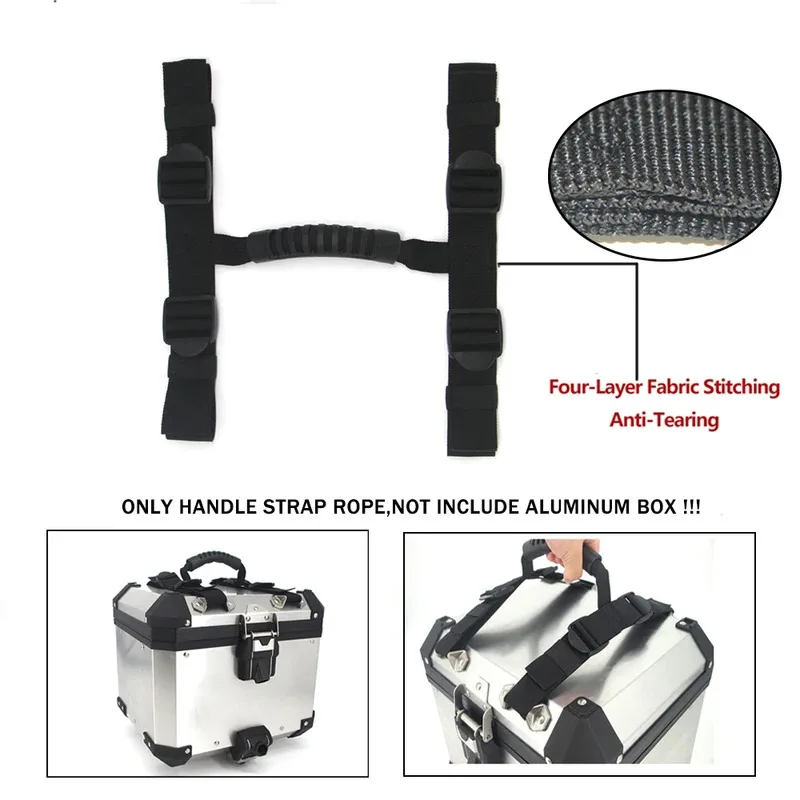 

Подходит для Yamaha Suzuki BMW F800GS F750GS S1000XR R1200GSA, универсальный ремешок с ручкой из алюминиевого сплава для багажа