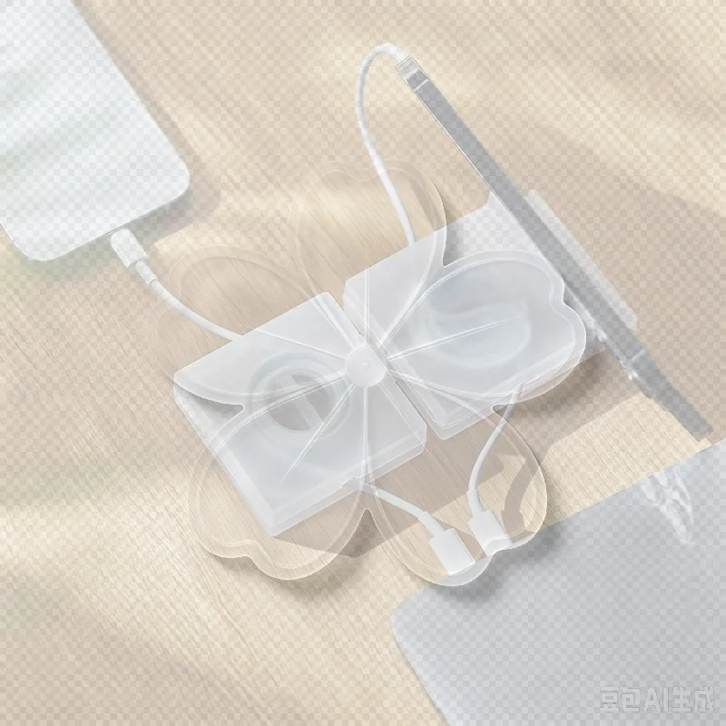 Portable Transparent Cable Organizer Cord Management Usb Cable Winder Retractable Phone Holder Charger Wire Storage Protector