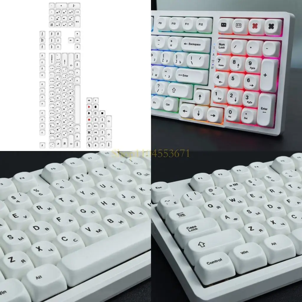 

Best Seller PBT Keycap Set 129Keys For Mechanical Keyboard MOA 9.9Mm Profile