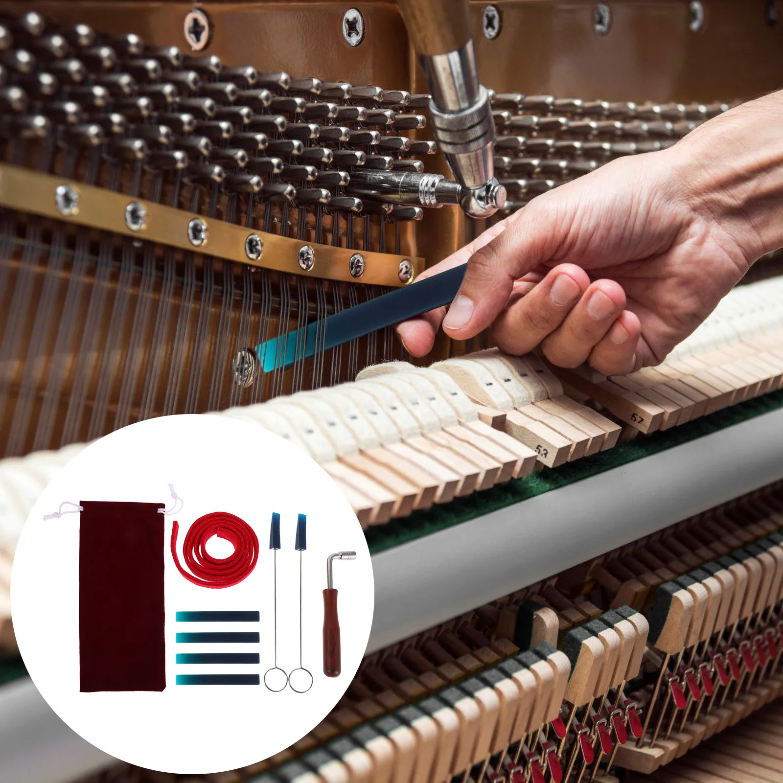 

Piano Tune Wrench Professional Tuning Tools for Musical Instrument Repair