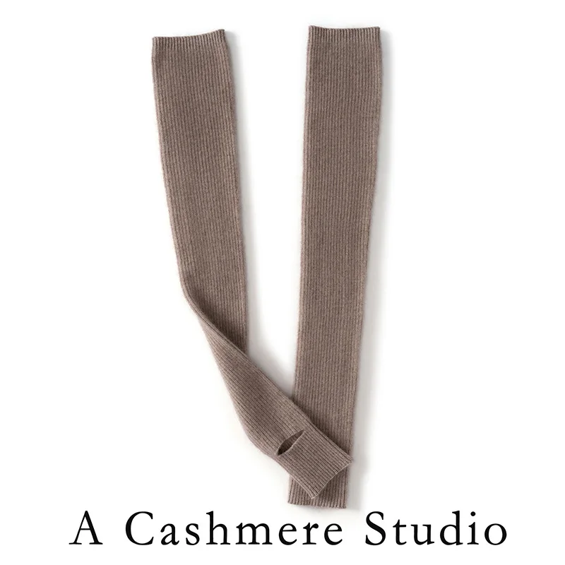100% Pure Cashmere Knitted Socks for Women's Autumn Winter Leg Protectors Stacked Socks Fashionable Japanese Versatile Warm Sock