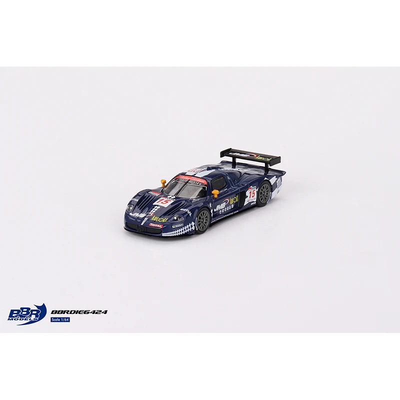 BBR In Stock 1:64 MC12 Competizione #15 JMB Racing 2008 FIA 24hrs Diecast Diorama Car Model Collection Miniature Toys