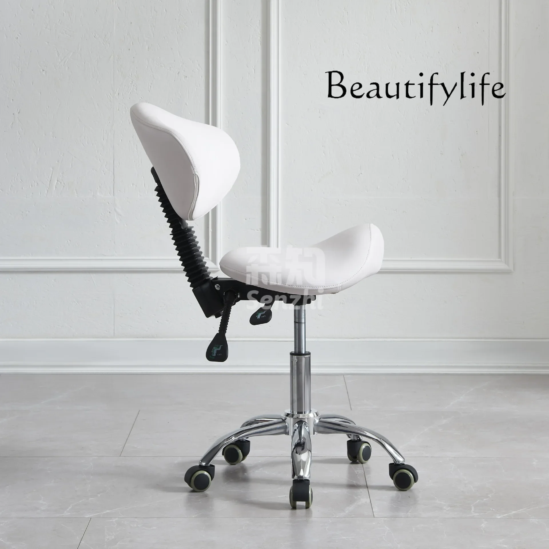 

Beauty chair rotating lift round stool simple fashion designer high-end new niche