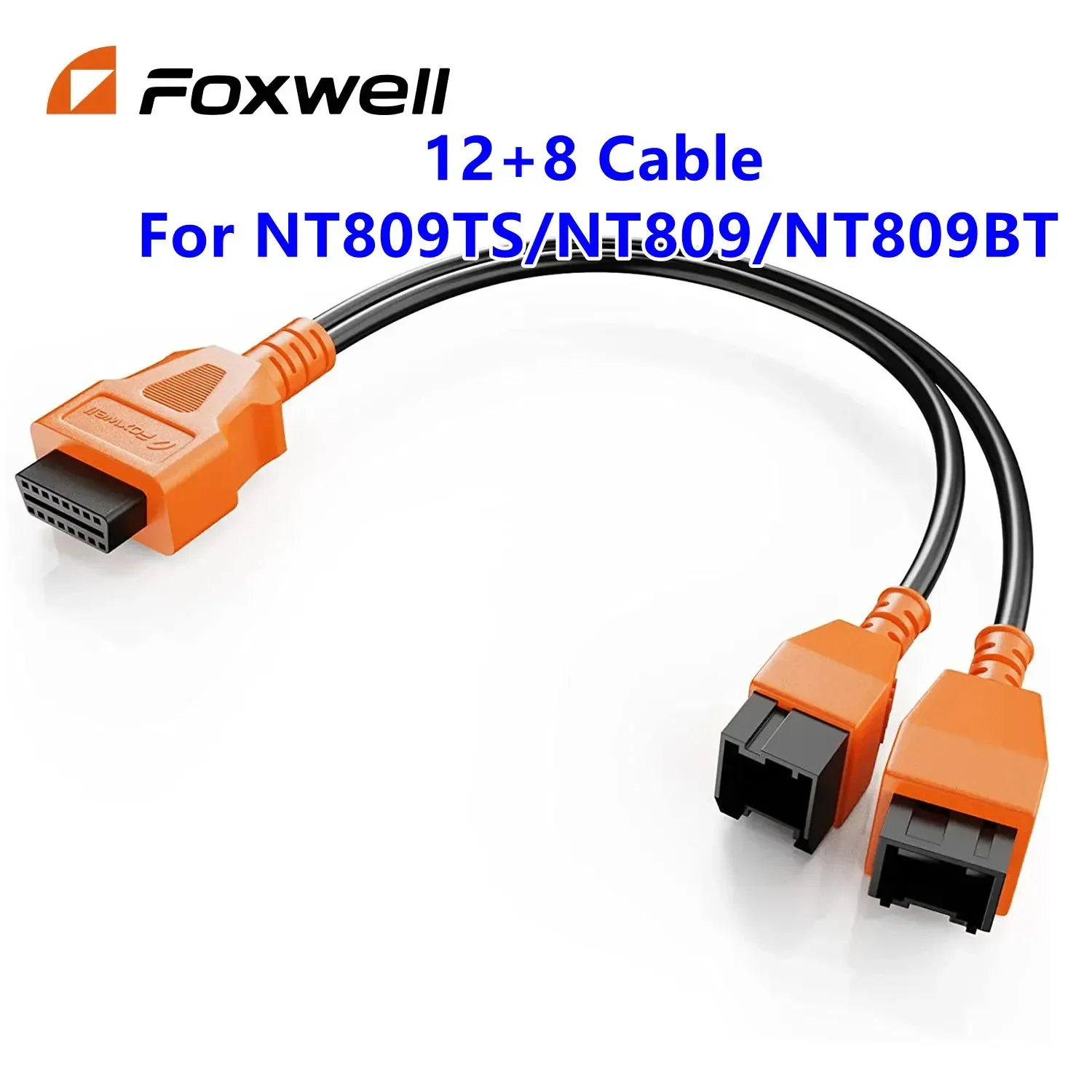 

FOXWELL OBD2 to 12+8 Cable Adapter Compatible with FCA Autoauth Cable Connector fit for Chrysler work with NT809TS/NT809/NT809BT