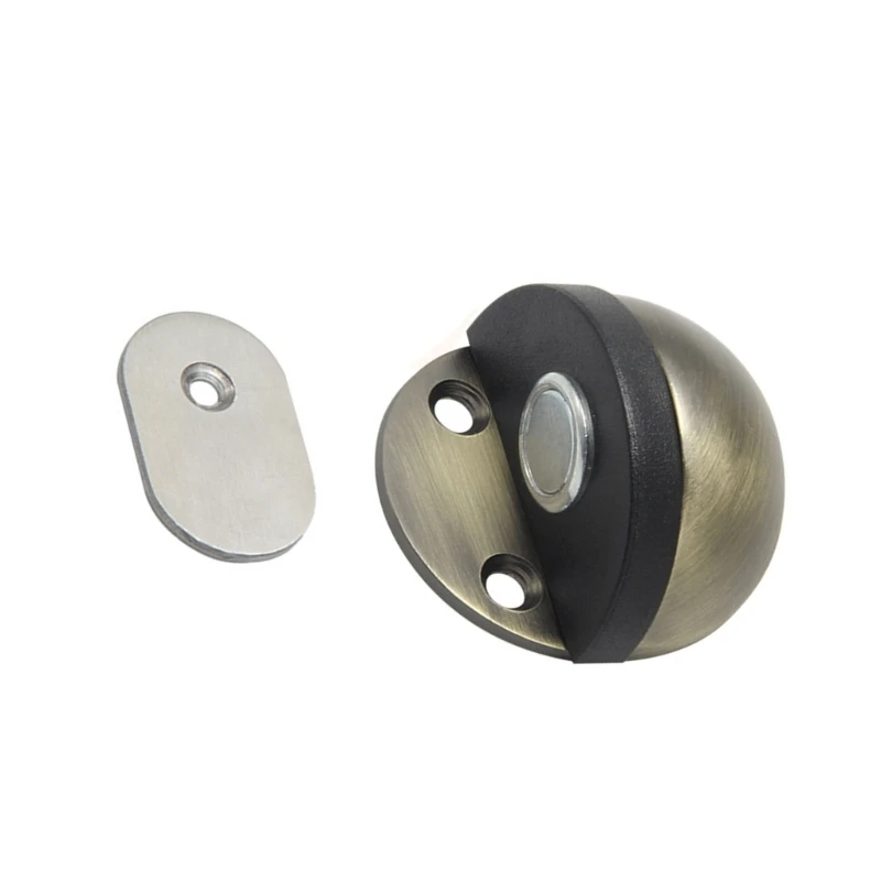 업그레이드 도구 쉬운 설치 자기 도어 스톱 내부 도어용 고무 쿠션이 있는 강철 방청 숨겨진 디자인