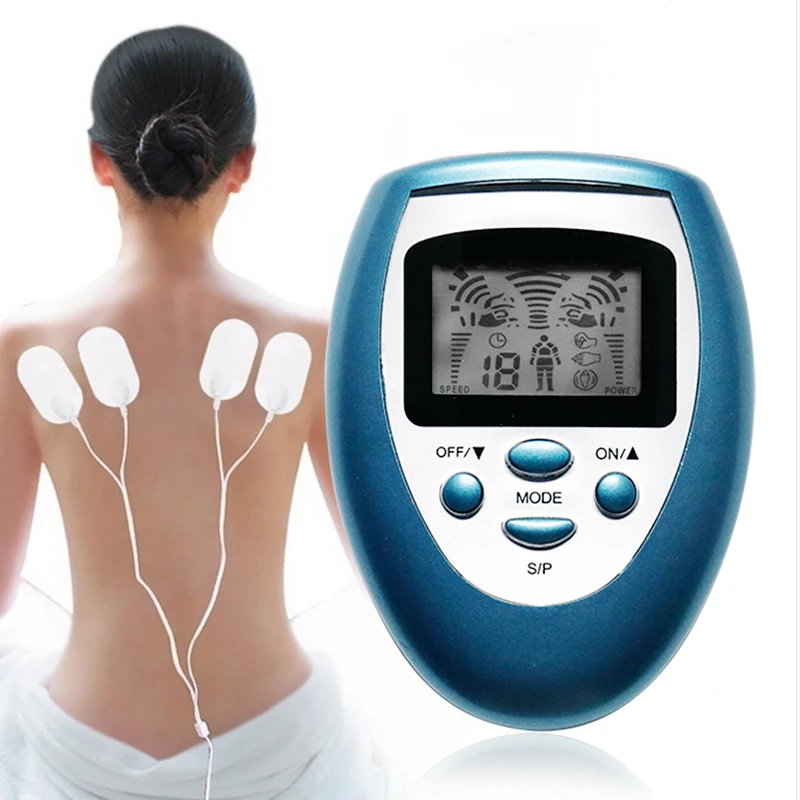 

8 Modes Tens EMS Muscle Stimulator Portable Electric Body Massager Massage Relax Pain Relief Low Frequency Therapy Device