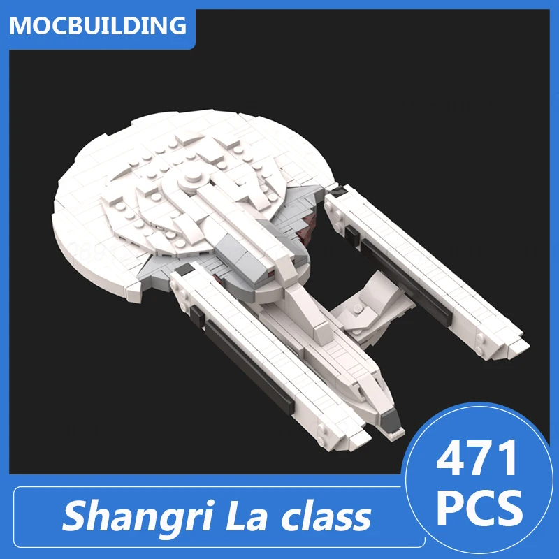 Shangri La Class 1:1130 Scale Model Moc Building Blocks Diy Assemble Bricks Space Creative Display Collection Toys Gifts 471PCS