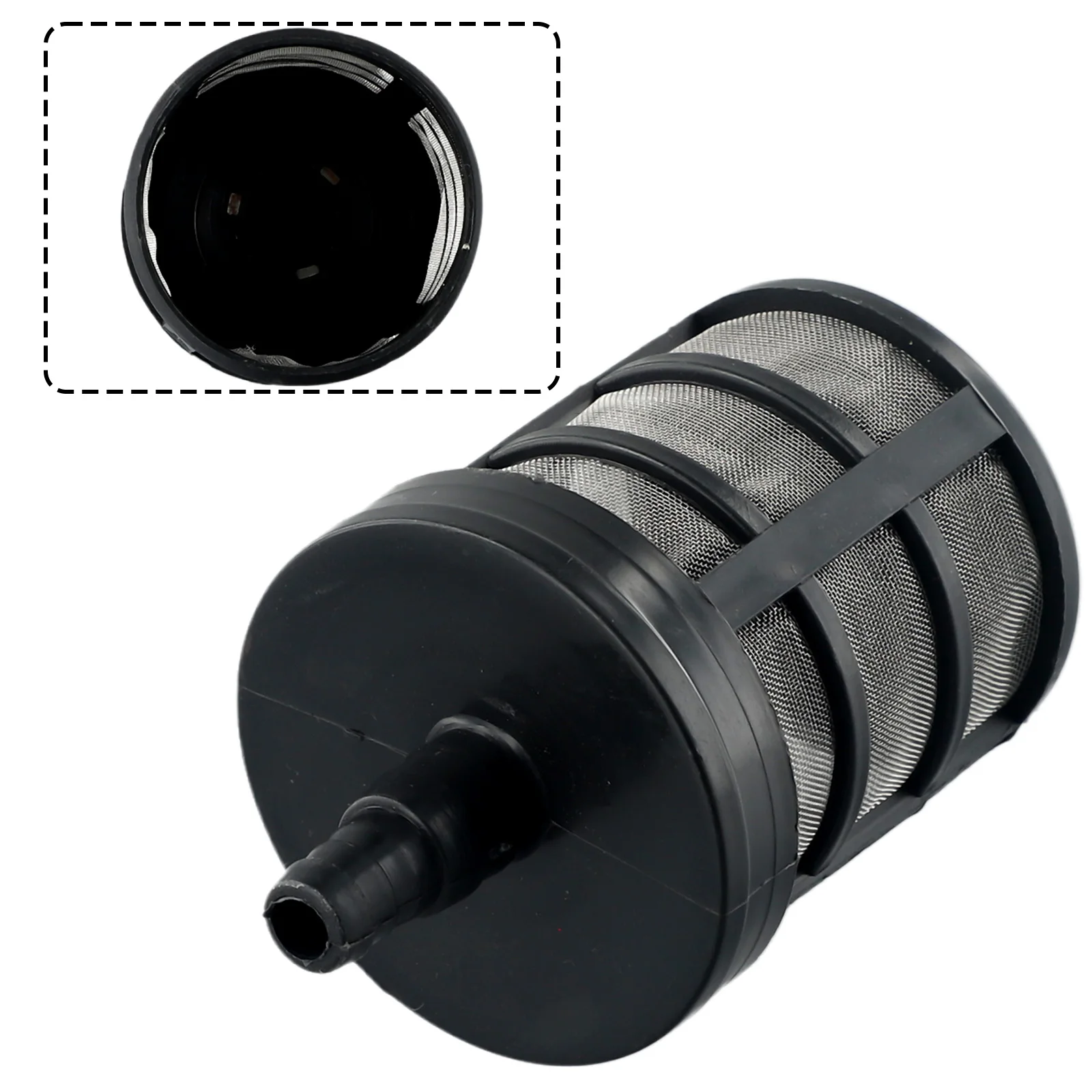 1pcs Filter Joint PP Pipeline Quick Connect Car Inlet Water Part Replacement Self-Priming Stainless Steel Mesh