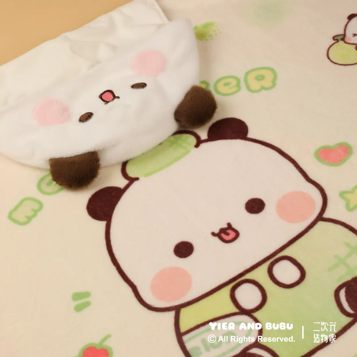 

Новое оригинальное одеяло-накидка с капюшоном Hot Yier And Bubu, супермягкое и толстое, не линяет, для отаку, весенне-осенняя шаль