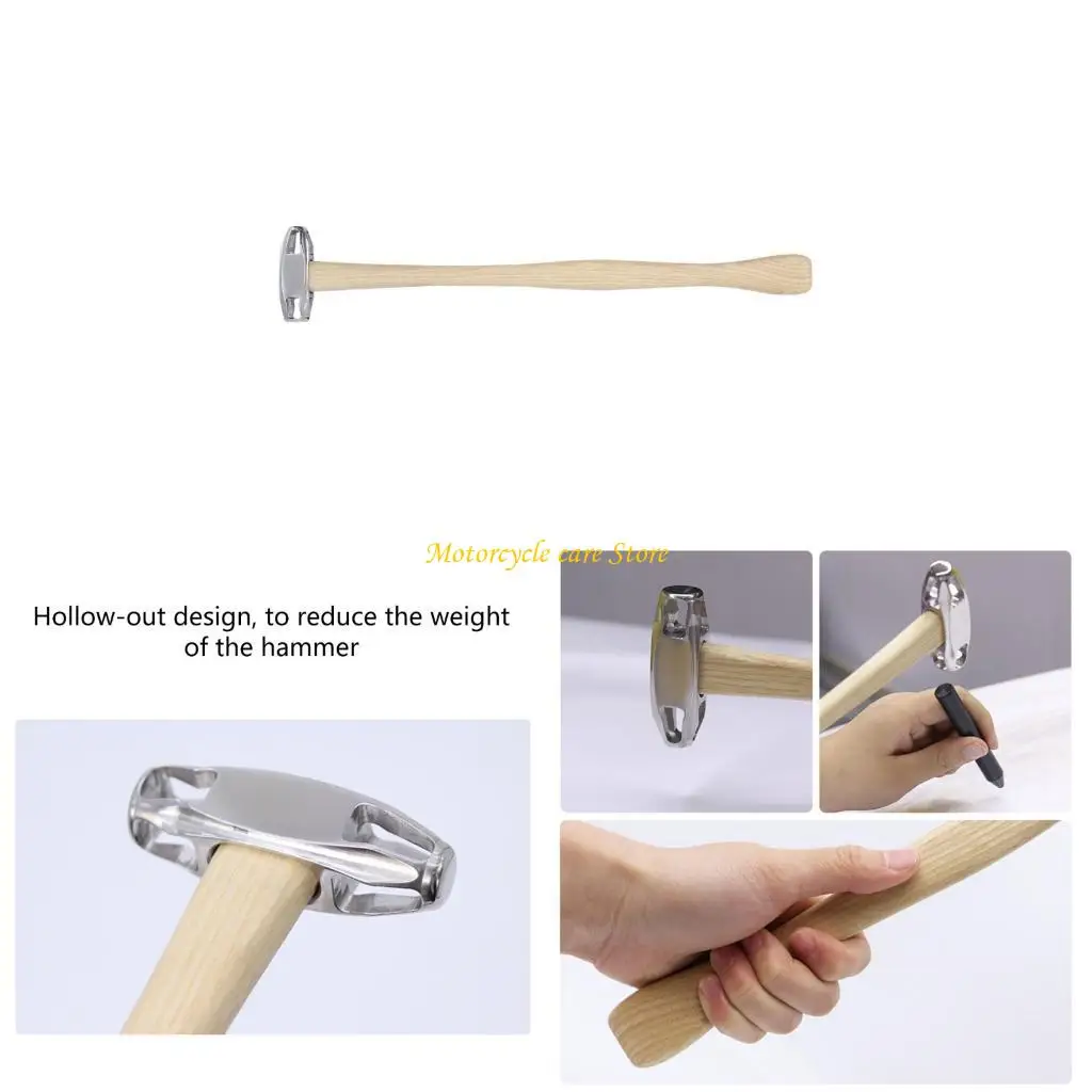 

U75F Car Dent Repair Hammer из нержавеющей стали выпускает молоток с эргономичной ручкой