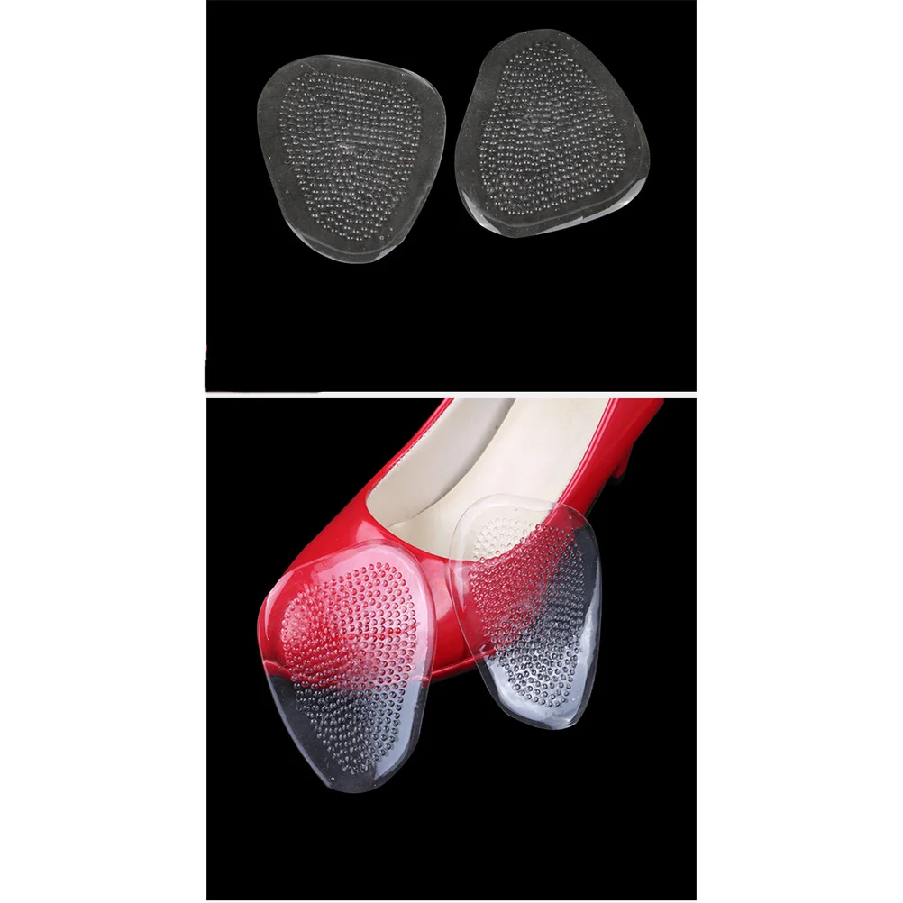 

1Pair Gel Insole Non-Slip Forefoot Cushion Pads Shoe Inserts High Heel Gel Pad for Metatarsal Pain Relief and Comfort