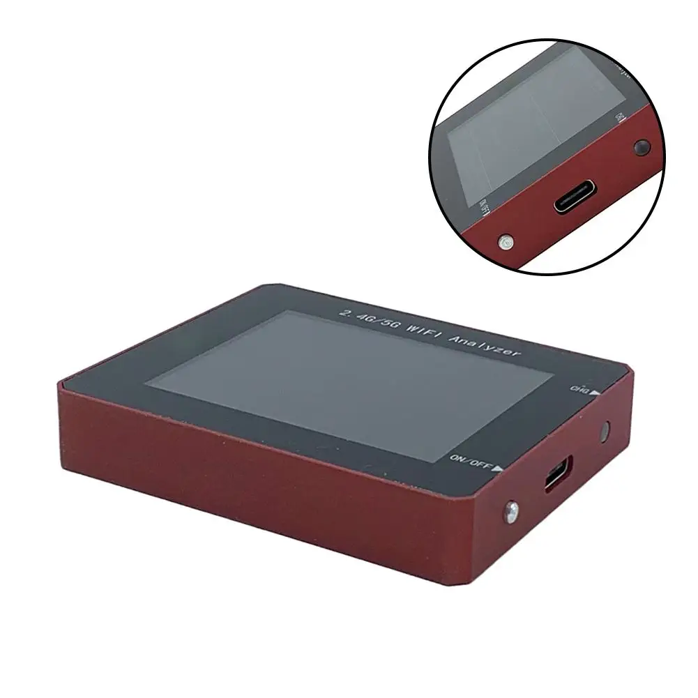 For WiFi For Scanner 2.4G 5GHz Usage Analyzer Router Management Assistant With 2.4 Inch For TFT Display For Wireless Network Tes