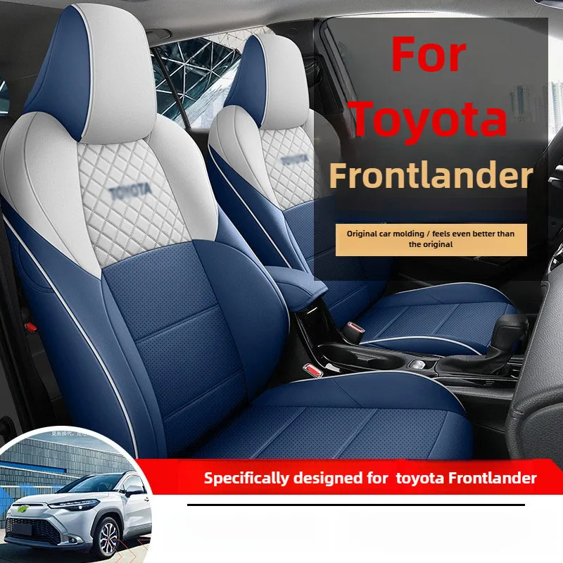 

Новые автомобильные специальные чехлы на 5-местные для Toyota Frontlander 2024 2025 2026, подушка из искусственной кожи, защитный чехол для автомобильных сидений, аксессуары