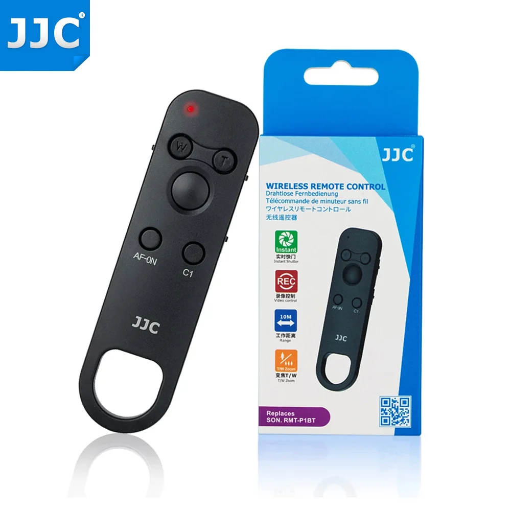 

JJC RMT-P1BT Wireless Bluetooth Remote Control for Sony A7M4 A7IIV A7III A7RIII A7C A7R A7S A1 A9 ZV-E10 ZV-1 A6600 A6400 A6100