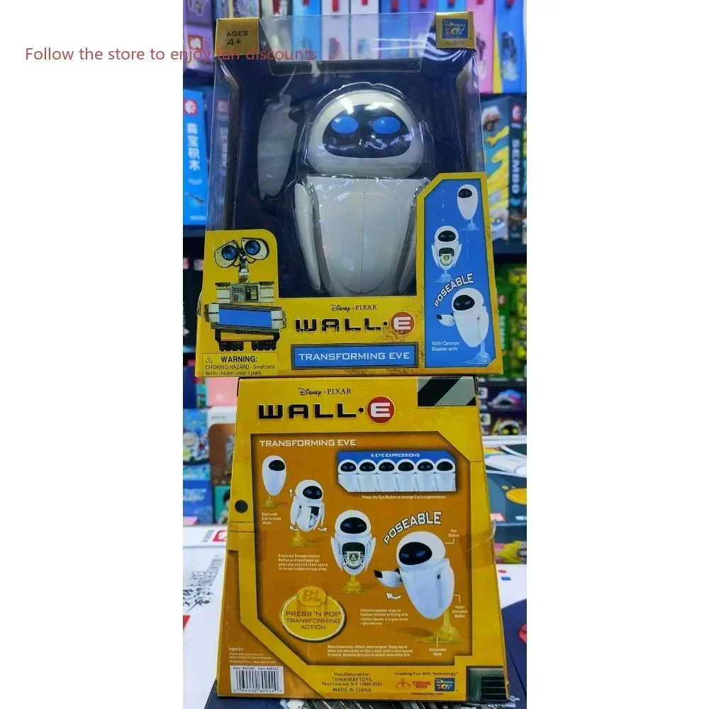 Auf Lager Roboter Mobilisierung Wand Transformation Eva Freundin Ändernden Augen Bewegliches Modell Action-figuren Spielzeug Sammlung Geschenke