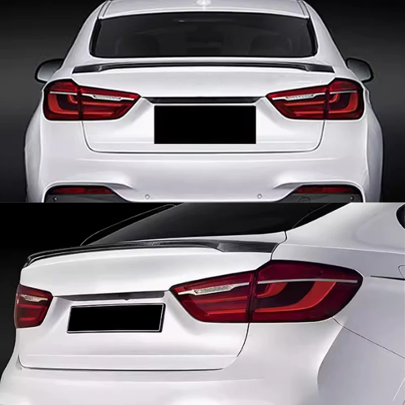 

Rear Spoiler For BMW F16 X6 2014 2015 2016 2017 2018 2019 MP Style Car Rear Wing Trunk Spoiler Decklid Lid Trim Splitter Lip