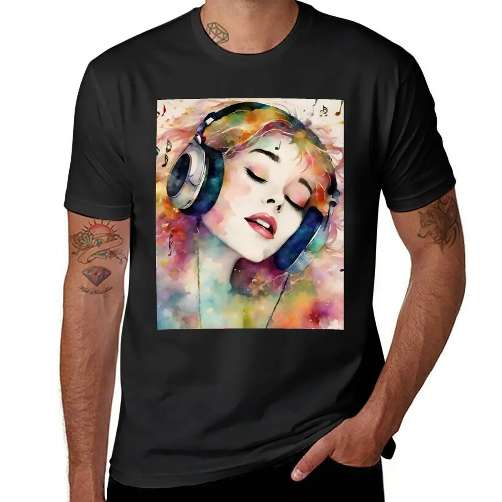 

Music- Rock and Roll- music lover T-Shirt T-shirts oversize valentines clothes plus size clothes Luxury man mens clothes