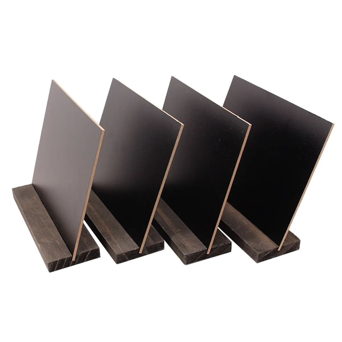 1Pcs Blackboard Creative Double-Sided Mini Writing Board Solid Base for Home Bedroom Living Room Decoration Messages Memo