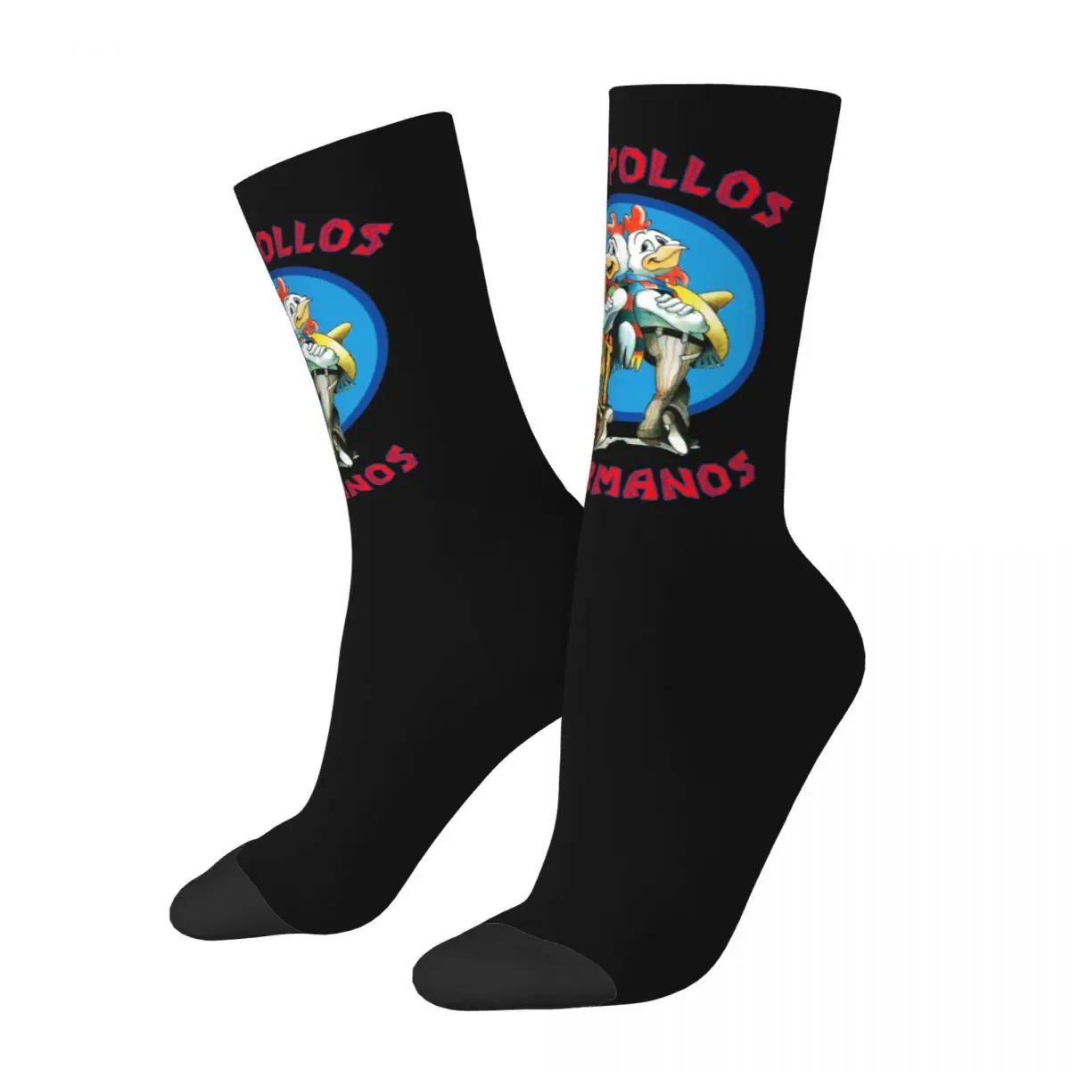 Winter Warm Colorful Unisex Los Pollos Hermanos Breaking Bad Socks Non-slip Middle Tube Socks