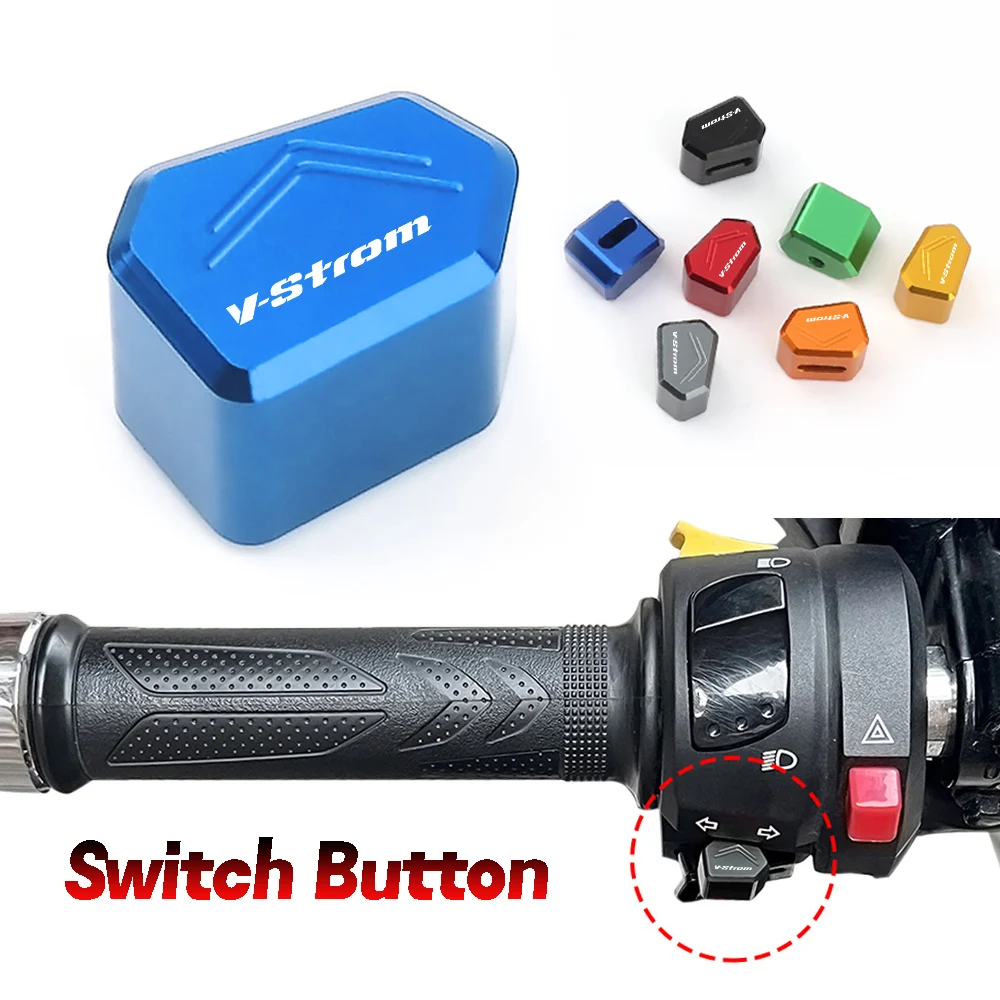 Motorcycle Switch Button Turn Signal Switch Keycap For SUZUKI VSTROM V Strom 250 650 1000 1050 XT DL650 VSTROM650 VSTROM1050 X
