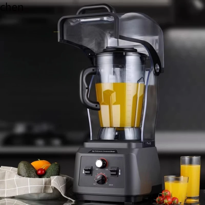 

HXL Commercial Soy Milk Maker with Soundproof Cover, Large Capacity Blender, Timer, Fresh Grinding, No Residue
