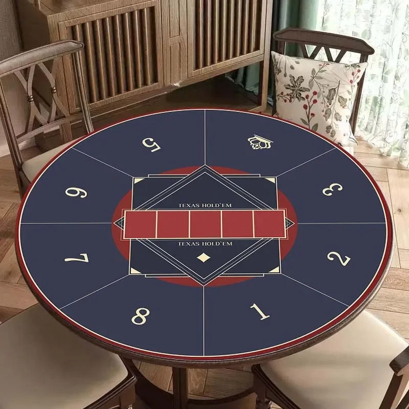 Texas Hold\'em Table Mat Thickened Stainproof Family Entertainment Casino Professional Table Mat Entertainment Accessories