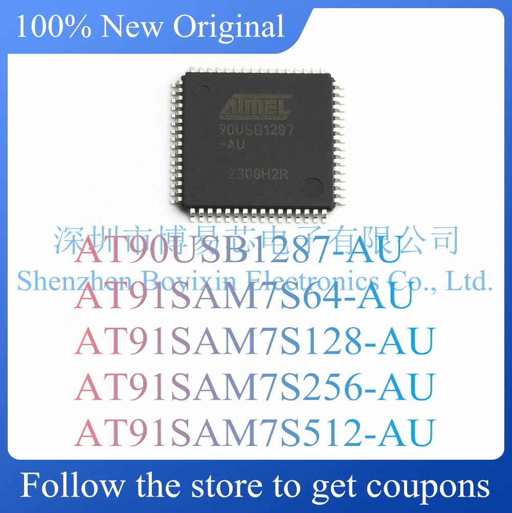 NEW AT90USB1287-AU AT91SAM7S64-AU AT91SAM7S128-AU AT91SAM7S256-AU AT91SAM7S512-AU Original Product