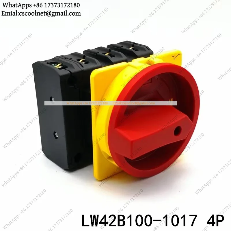 LW42B100-1017/LF101 4P 100A Cam On-Off Switch Universal Changeover Power Cut Off Electrical Parts