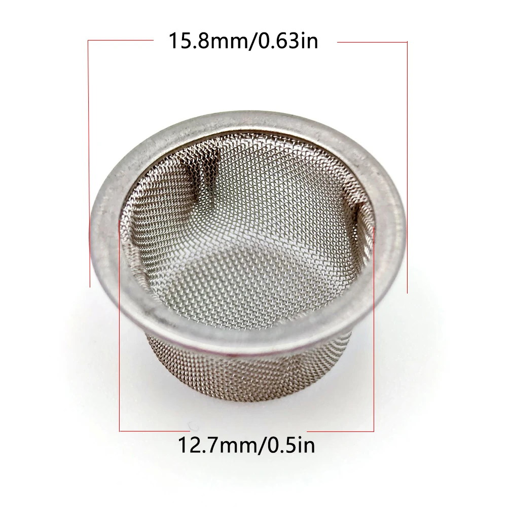 10/20Pcs Tobacco Smoking Pipe Metal 304 Stainless steel Filter Screen Steel Mesh Smoking Pipe Filter Tobacco Accessories