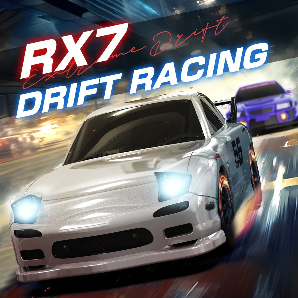 Rechargeable popular four-wheel drive professional RC remote control racing car Mazda Mitsubishi EVO drift racing turn signal