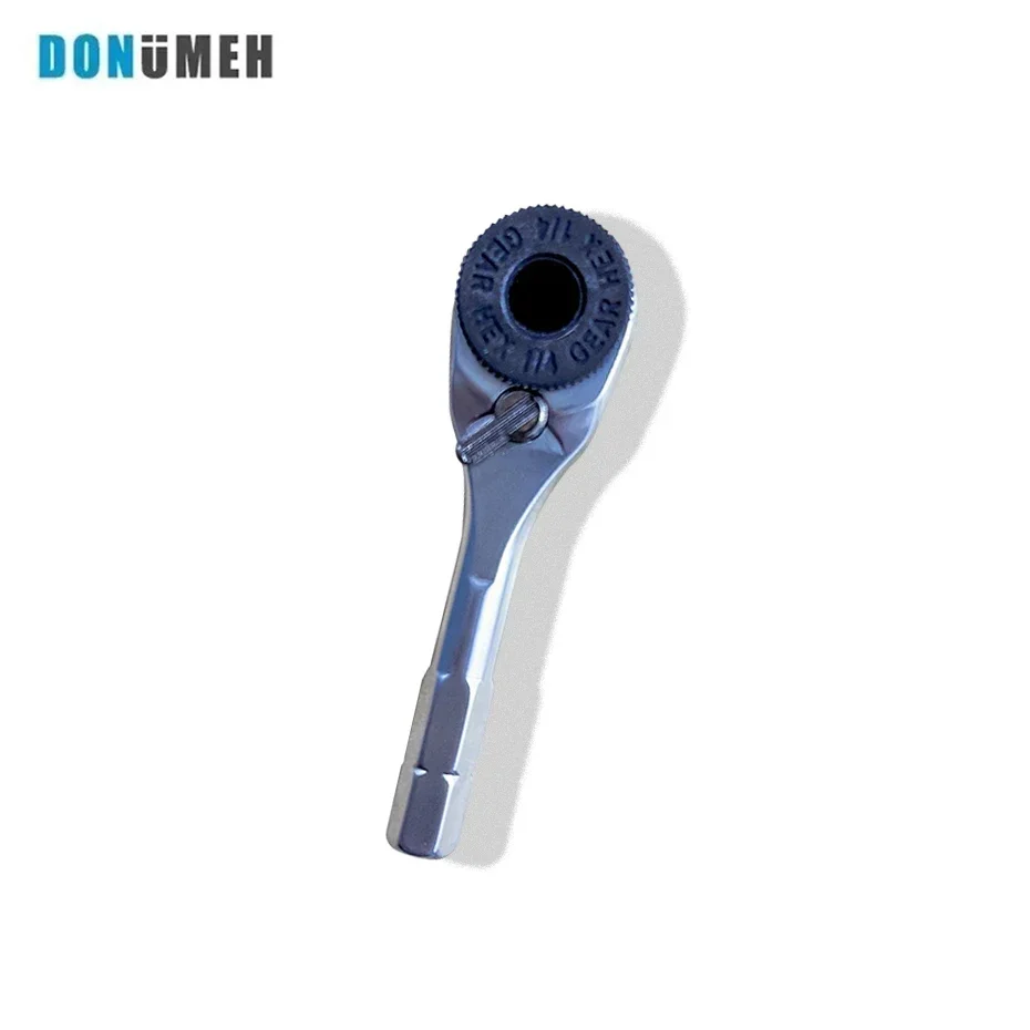 Chave de Catraca de Polegadas Chave de Fenda de 6.35 mm Chaves de Torque Sextavadas Ferramenta Edc Haste de Chave de Fenda Chave de Soquete Rápida Ferramentas Manuais