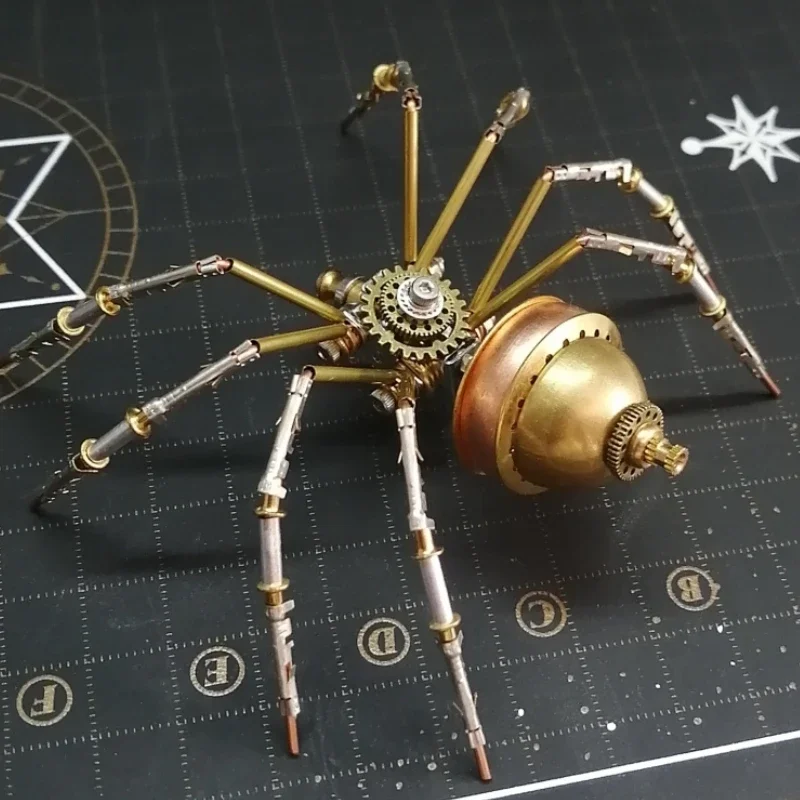 DIY Spider Metal Model Building Kits for Adults  Steampunk Mechanical Insects Assembly Toy for 3D Puzzle Children