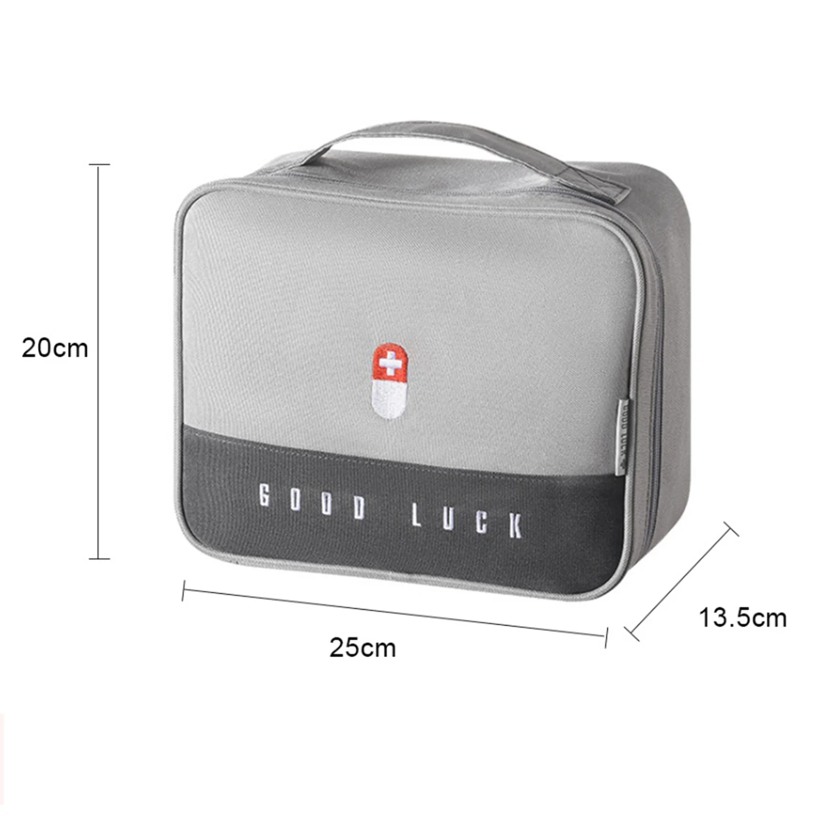 2X Portable Storage Bag Multifunctional First Aid Kit For Hiking, Backpacking, Camping, Travel, Car And Cycling Green-Y41A