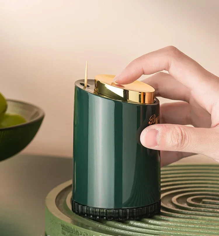 

Hot SalesHot SalesHot SalesHot SalesLight Luxury Toothpick Box For Home Use, High-end Personalized Creative Press Type Automatic