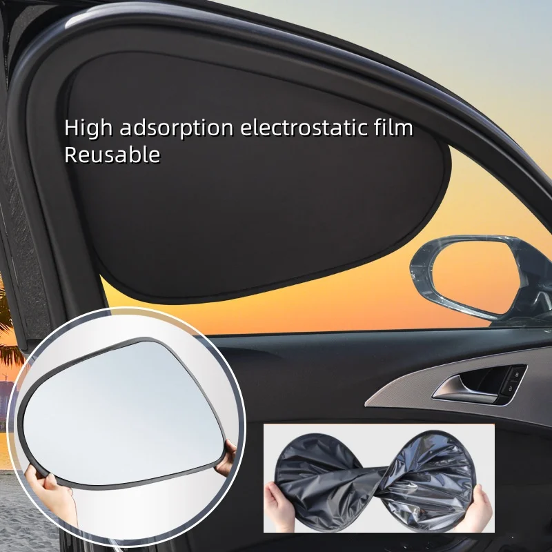 

Universal Sun Shade Cover for Car Side Window Ultra-Light Electrostatic Curtains Sun Protection Baby UV Blocker Privacy Car Mesh