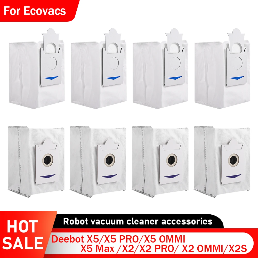 Staubbeutel-Ersatzteil für Ecovacs Deebot X5/X5 PRO/X5 OMMI/X5 Max /X2/X2 PRO/ X2 OMMI/X2S Staubsauger-Müllbeutel-Teile