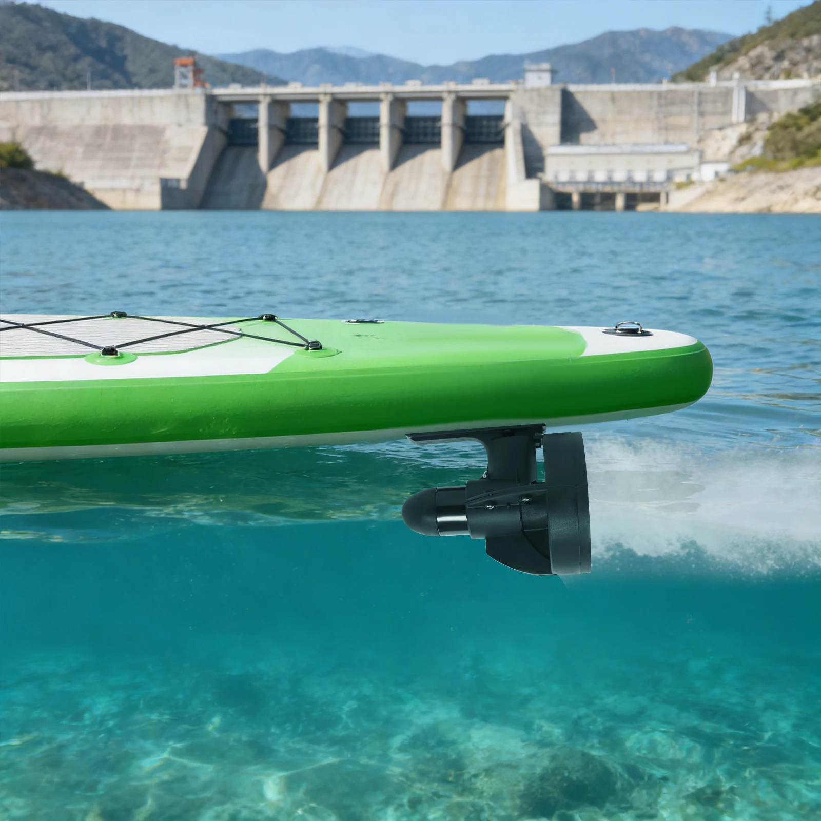 

Подводный электрический подруливающий двигатель 288 Вт 12 В для серфбордов, подводный пропеллер для SUP-досок