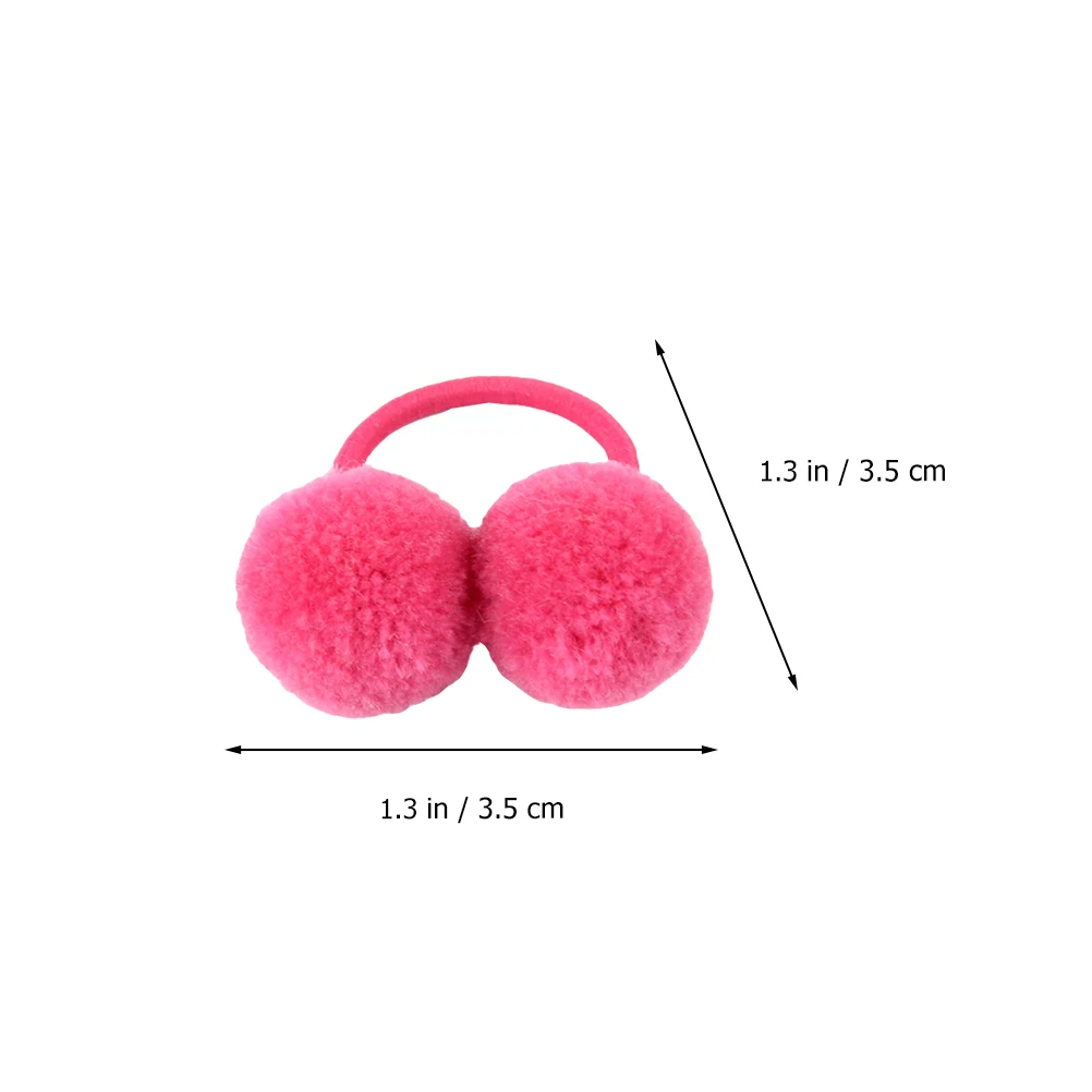 

14pcs Kids Rope Ball Elastic Hair Rings For Girls Hair Accessories Scrunchies Holders School Party Wedding Use
