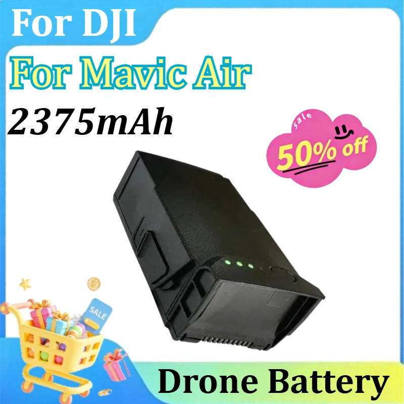 لبطارية DJI Mavic Air مع 21 دقيقة من وقت الطيران بطارية رحلة ذكية بديلة جديدة بقدرة 2375 مللي أمبير في الساعة