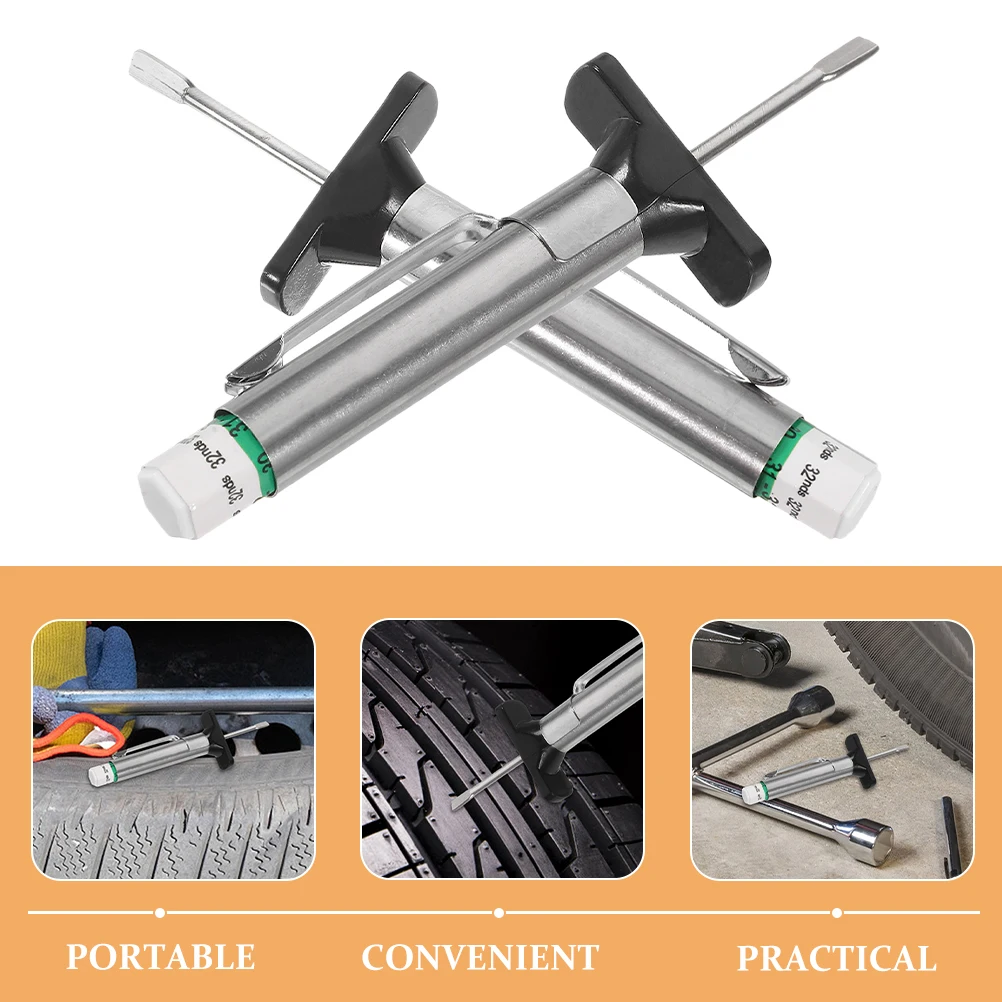 

8 Pcs Tread Ruler Tire Measure Tool Depth Measuring Wear Digital Gauge for Car Pattern