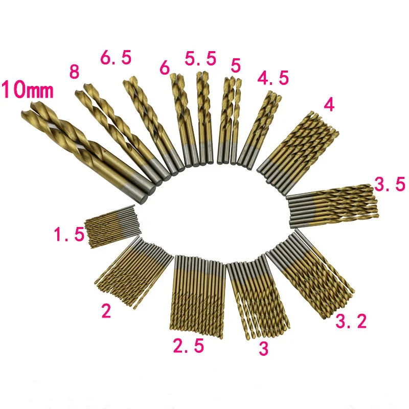 99pcs Dremel Tools Gereedschap Wood Drilling Ferramentas Mini Drill Bit Set for Woodworking