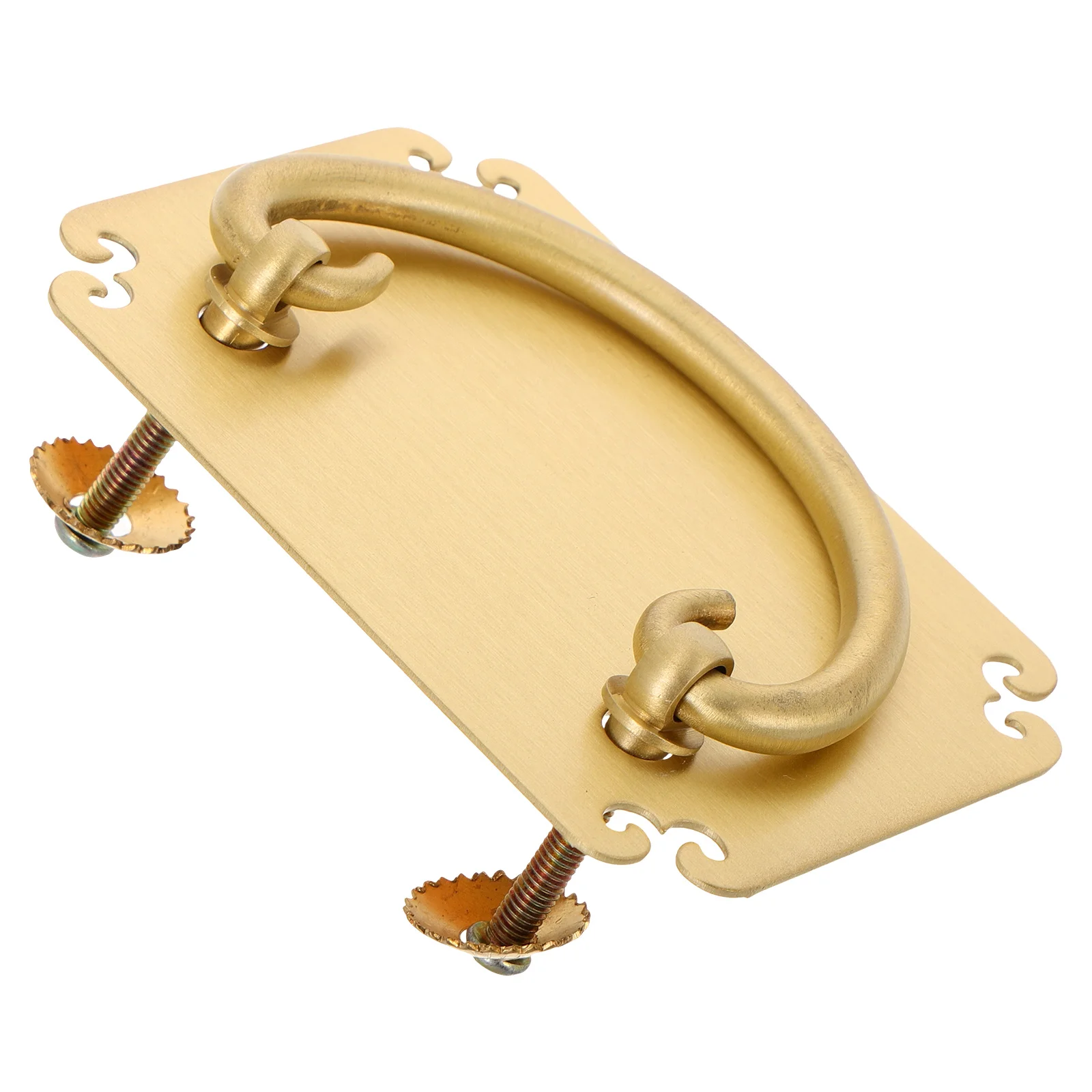 

Copper Drawer Handle 2 Pack Vintage Cabinet Pulls Furniture Handles for Kitchen Dresser Wood Box Storage Hardware Knobs