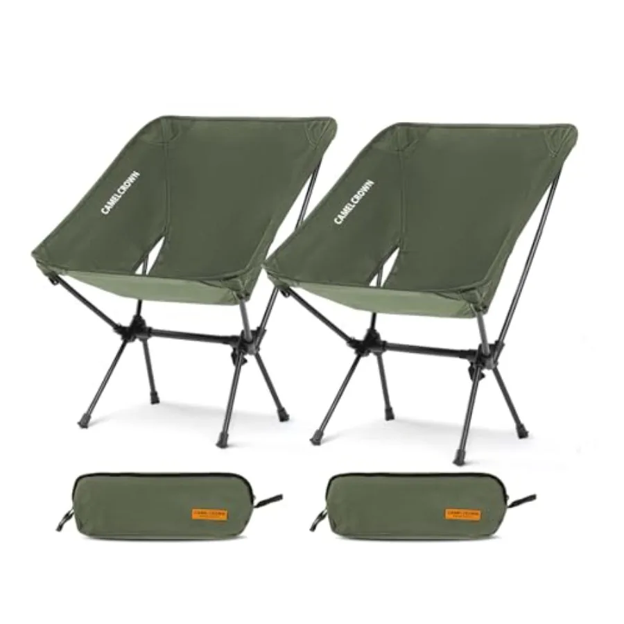 

Portable Camping Chair Folding Compact Lawn Lightweight Backing Chair with Carry Bag for Outdoor Hiking Beach Travel Picnic Fes