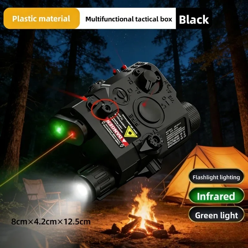 

PEQ15 Multi-Functional Laser Box Flashlight 20mm Rail Tactical Accessory For Toy Airsoft Guns Hunting Outdoor CS Field Game