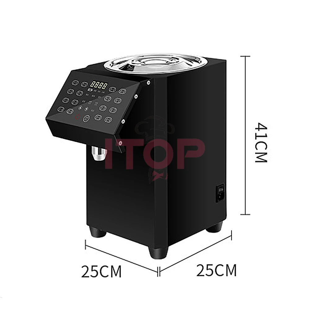 ماكينة شاي الفقاعات STLW JW 16 جرعة 8 لتر ماكينة صنع شراب السكر ماكينة إنتاج شراب السكر معدات طبخ الشراب