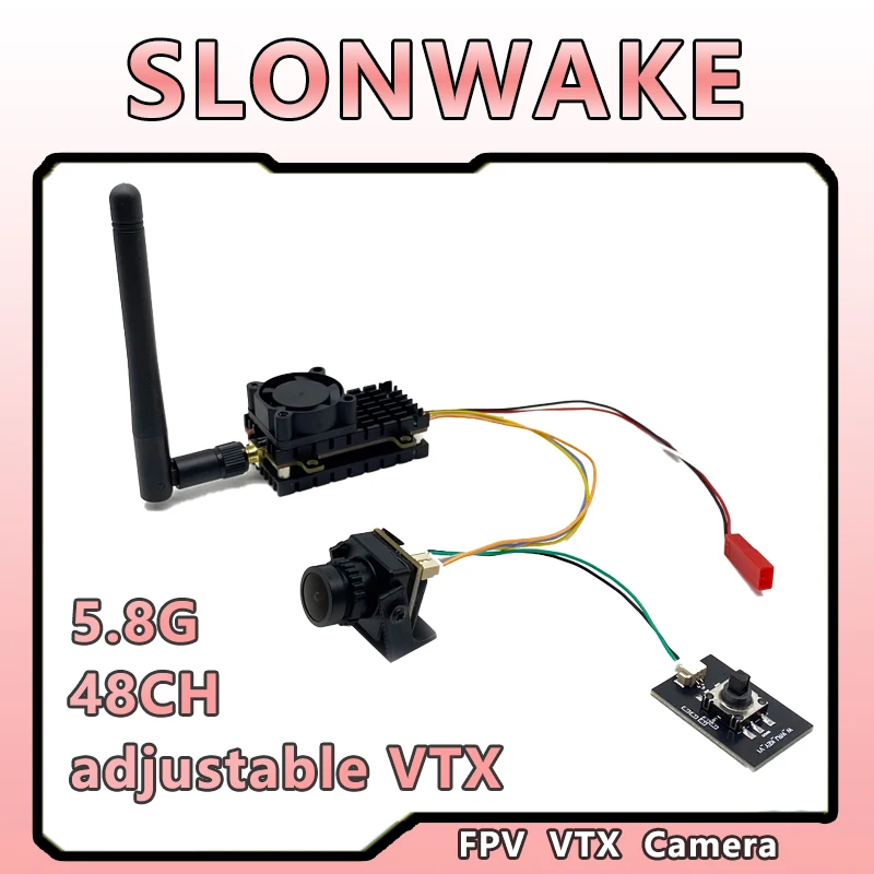 

Передатчик дальнего действия 5,8 ГГц VTX FPV 2 Вт переключаемый передатчик поддержка Smart Audio + CMOS 1200TVL FPV камера FPV Дрон самолет