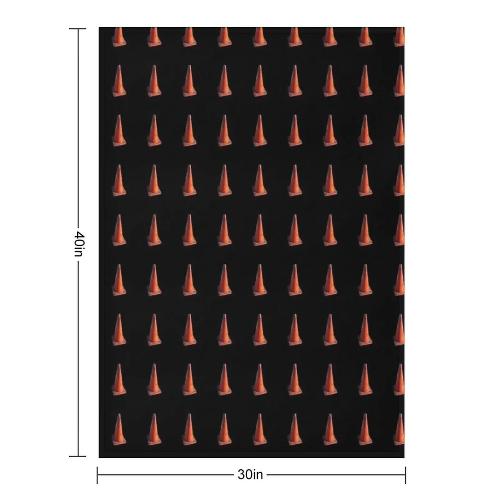 Orange Traffic Cone Throw Blanket Heavy Cute Plaid Beach Luxury Throw Luxury Brand Custom Blankets
