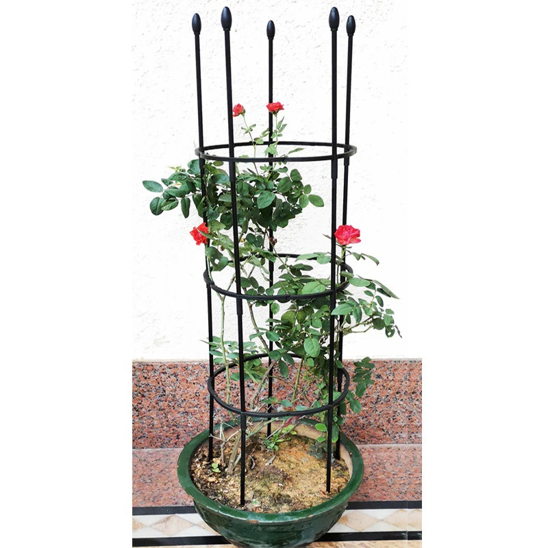 Garden Stackable Vertical Trellis For Growing Indoor Plants And Flowers Climbing Plant Support Rustproof Pea Frame Tomato Cage