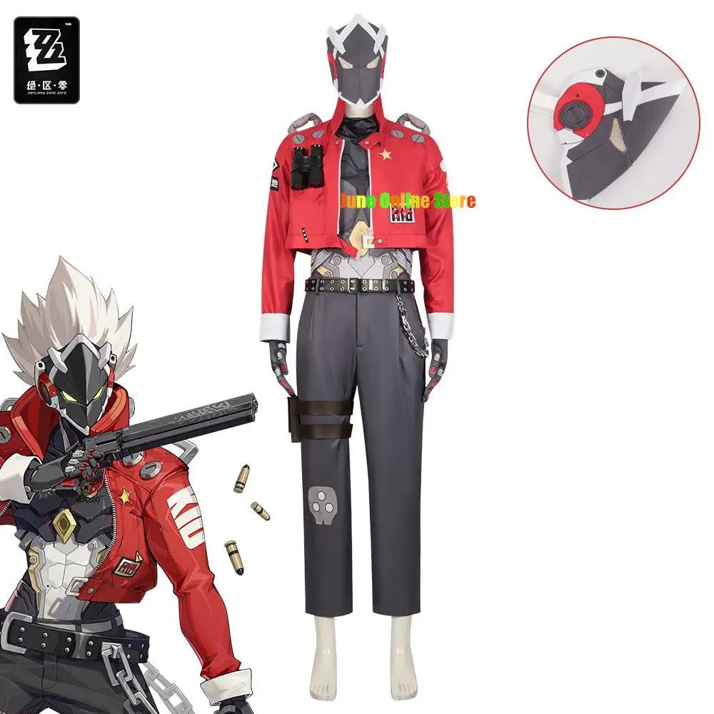 Anime Game Zenless Zone Zero Cosplay Billy the Kid Cosplay Costume Uniform Cosplay Costume Halloween Party Costume For Men Suit