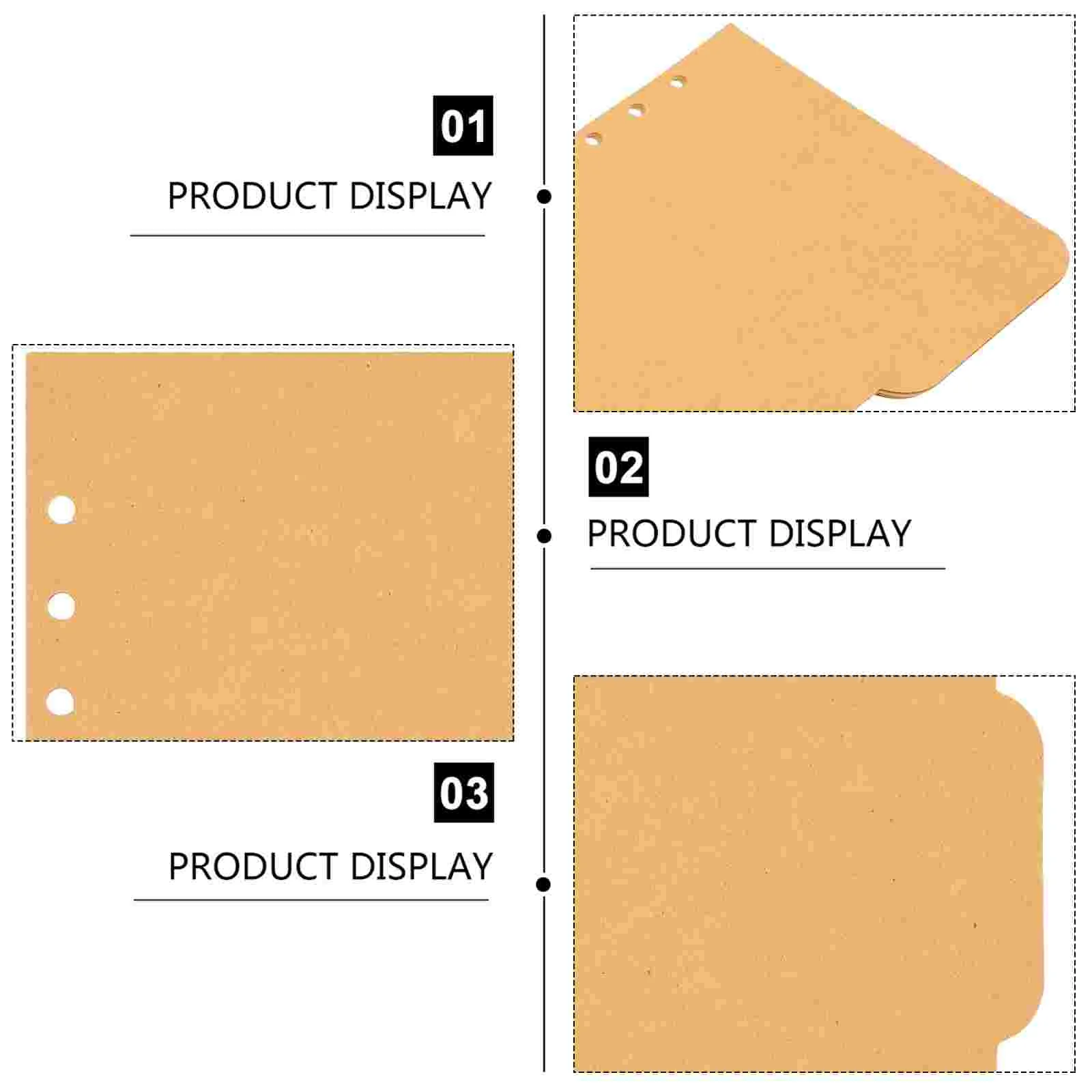 Glossy Photo Paper Loose-leaf Book The Notebook Insertable Dividers List Notebooks